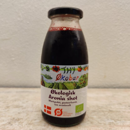 Aronia shot - økologisk - OBS bedst før 17.08.24