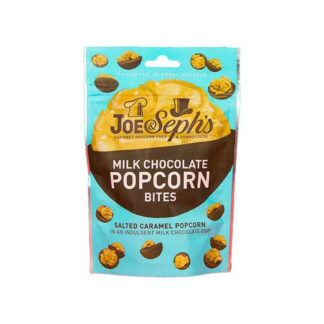 Popcorn med saltet karamel i mælkechokolade - OBS bedst før 15.05.24