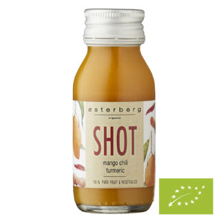 Mangoshot med chili og gurkemeje