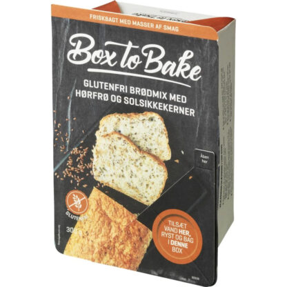 Brødblanding med solsikke og hørfrø, glutenfri