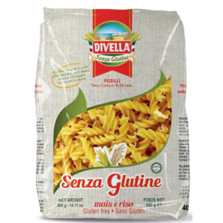 Glutenfri pastaskruer fusilli- Divella