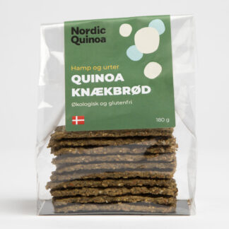 Quinoa Knækbrød med hamp og urter