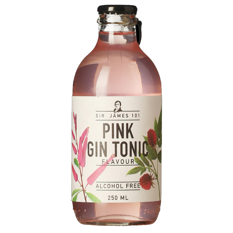 Brug Sir James 101 Pink Gin Tonic Flavour til en forbedret oplevelse