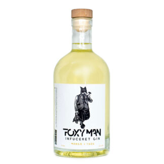 FOXYMAN infuceret Gin med mango og lime (obs billedet viser udgaven med yozu)