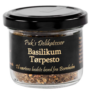 Basilikum tørpesto, Puk's Delikatesser