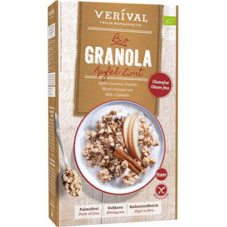 Fuldkornsgranola med æble og kanel, øko