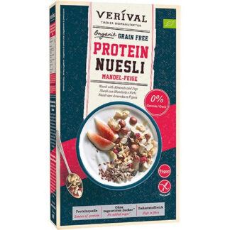 Glutenfri proteinmüsli med mandel og figen, øko