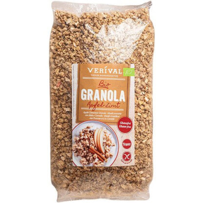 1,3 kg fuldkornsgranola med æble og kanel, øko