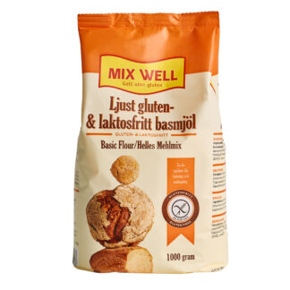 Gluten- og laktosefri lys basismel - Mix Well