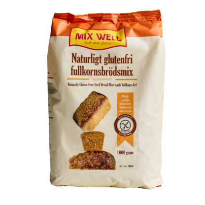 Naturlig Glutenfri fuldkornsbrødmix - Mix Well