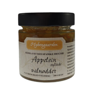 Appelsinsyltede valnødder