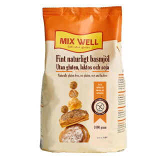 Fint naturlig Glutenfri, laktosefri og sojafri basismel - Mix Well 107