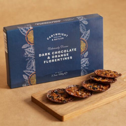 Cartwright and Butler Dark Chokolate and Orange Florentines