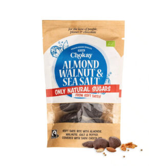 Snack bite Almond Walnut and Sea Salt økologisk fair trade