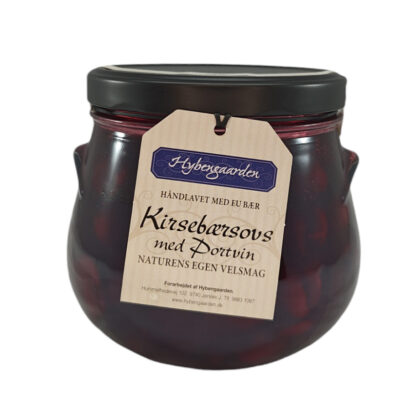 Kirsebærsovs med portvin 800 gram