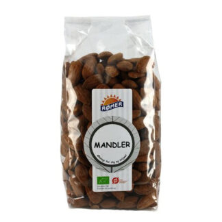 Økologiske mandler 400 g