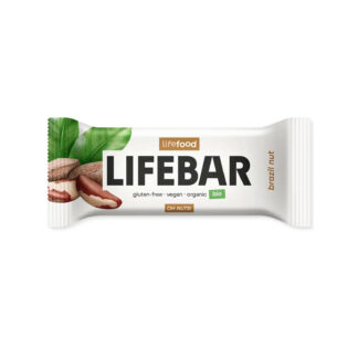 Lifebar Brazil Nuts, øko og glutenfri