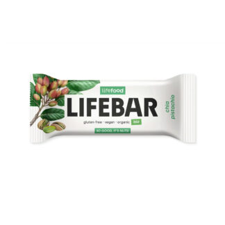 LifeBar Chia Pistacie RAW, øko og glutenfri