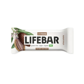 LifeBar Chokolade RAW, øko og glutenfri